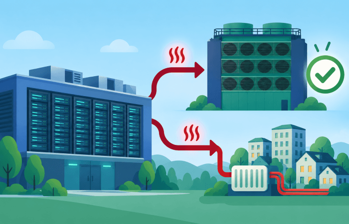 Data Center Heat Reuse Network